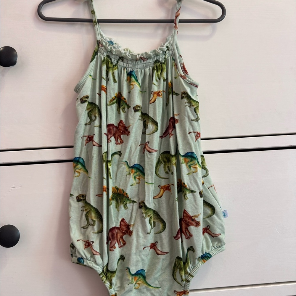 Posh Peanut Dinosaur buddy Bamboo Romper